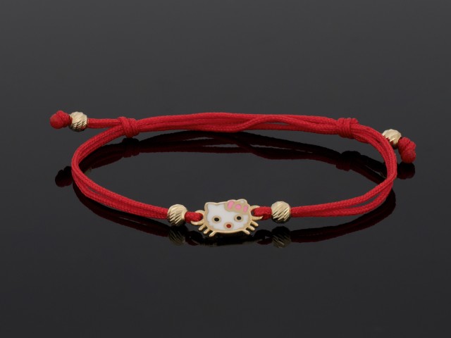 Bratara aur 14 K, Hello Kitty si snur matase CBB 1019