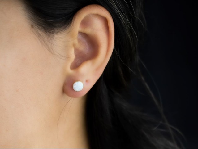 Cercei aur 14 k cu opal CBC 003 Cercei aur 14 k cu opal CBC 003