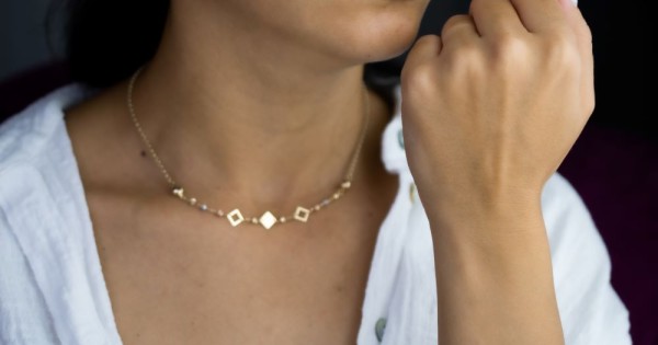 Lant bile si romburi aur 14 k CBL 125