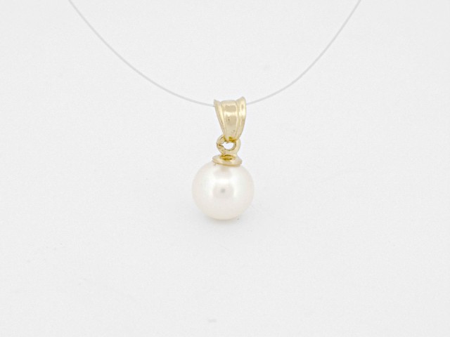 Pandantiv perla aur 14 k CBP 05